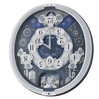 Foto 3 | Reloj De Pared Seiko Melodies In Motion Glittering Starry Night - Venta Internacional.