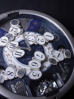 Foto 4 | Reloj De Pared Seiko Melodies In Motion Glittering Starry Night - Venta Internacional.