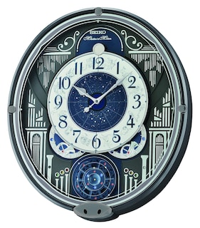 Foto 1 | Reloj De Pared Seiko Melodies In Motion Galaxy Con Led 46 X 40 Cm - Venta Internacional.