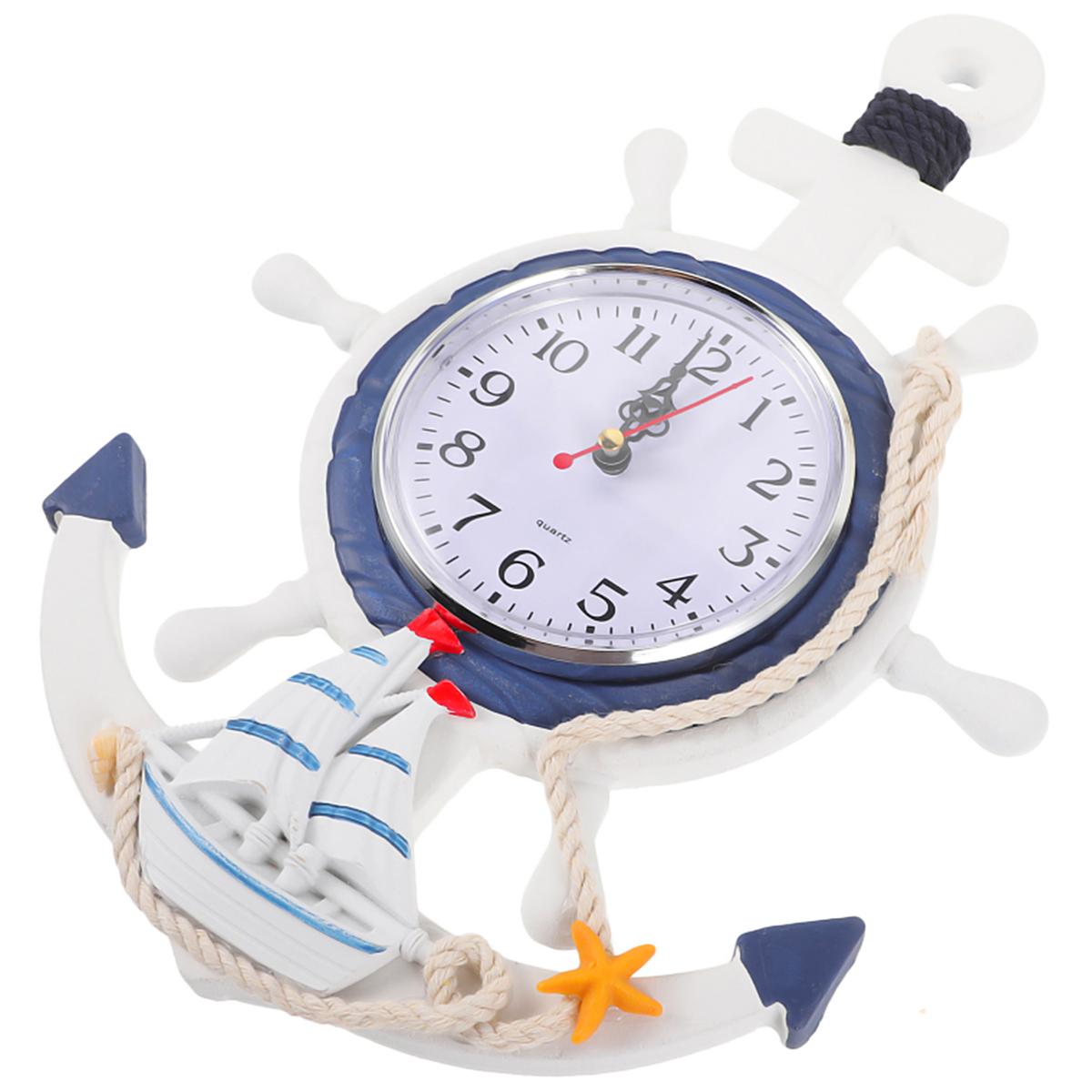 Foto 4 pulgar | Reloj De Pared Ventdepot Mxtia-002 2 Piezas Blanco/azul