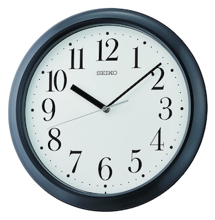 Foto 1 | Reloj De Pared Seiko Yori, 12 Pulgadas, Negro Metalizado - Venta Internacional.