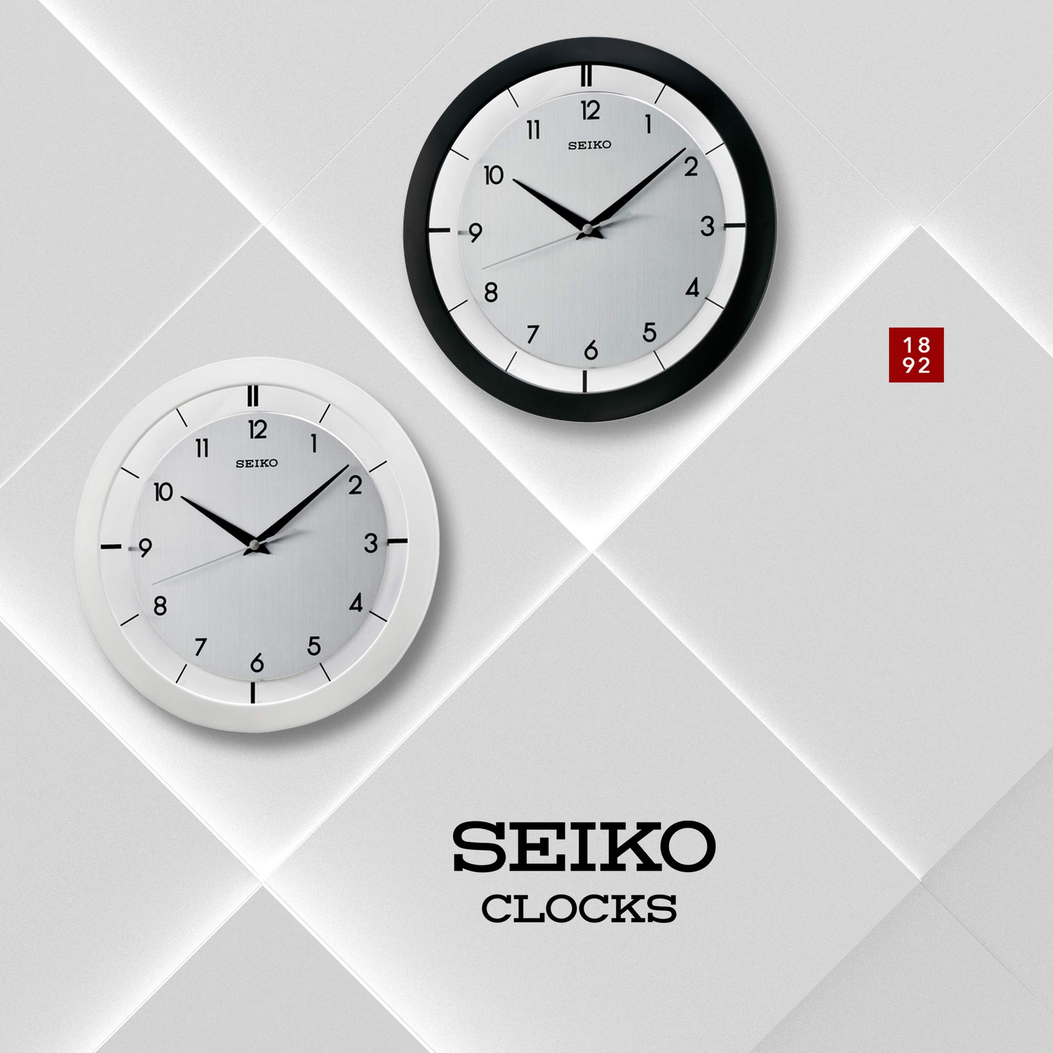 Foto 6 pulgar | Reloj De Pared Seiko St James De Metal Cepillado, 28 Cm, Negro - Venta Internacional.