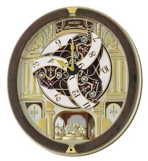 Foto 2 | Reloj De Pared Seiko Melodies In Motion Golden Chandelier - Venta Internacional.