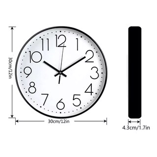 Foto 2 | Reloj de Pared Digital Moderno 30 Cm Eo Safe Imports Esi-16718