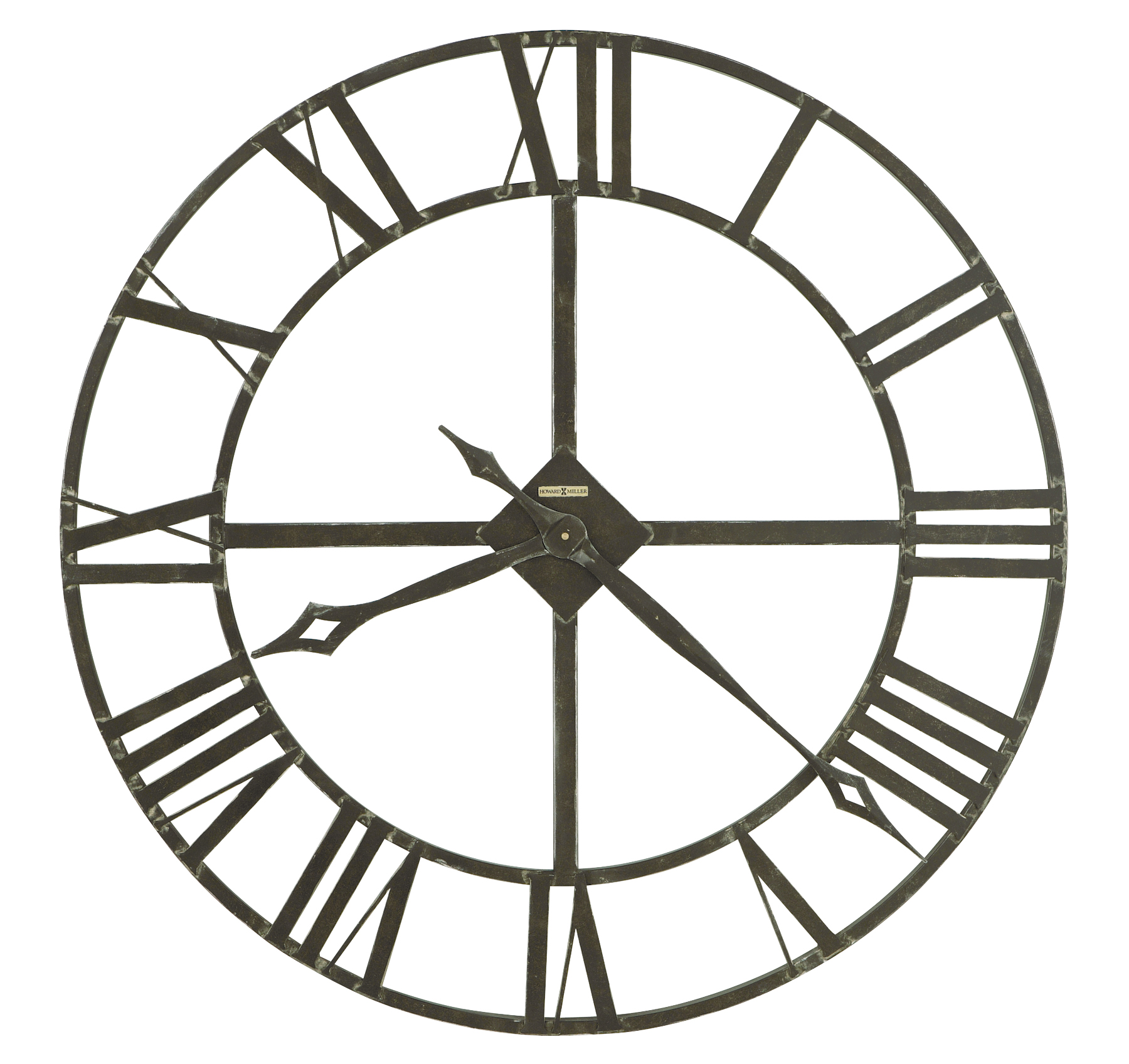 Foto 2 pulgar | Reloj De Pared Howard Miller  Gris Carbón Oscuro – Diámetro 36 Cm