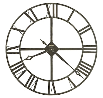 Foto 1 | Reloj De Pared Howard Miller Gris Carbón Oscuro – Diámetro 36 Cm