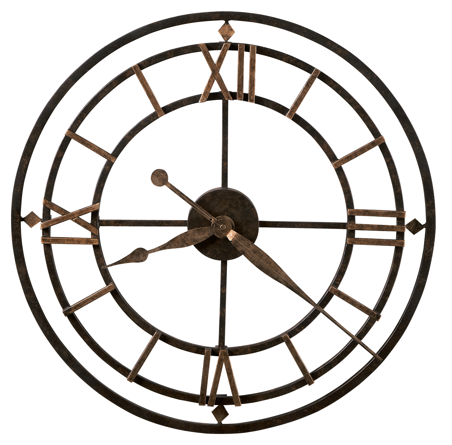 Foto 2 pulgar | Reloj De Pared Decorativo Con Números Romanos Howard Miller  Color Dorado 54 Cm De Alto - Perfecto Para El Hogar
