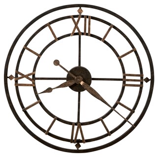 Foto 1 | Reloj De Pared Decorativo Con Números Romanos Howard Miller Color Dorado 54 Cm De Alto - Perfecto Para El Hogar