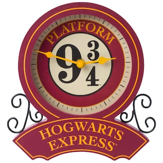 Foto 1 | Reloj De Pared Plateado Buffalo Harry Potter Con Plataforma 9 3/4 - Venta Internacional.