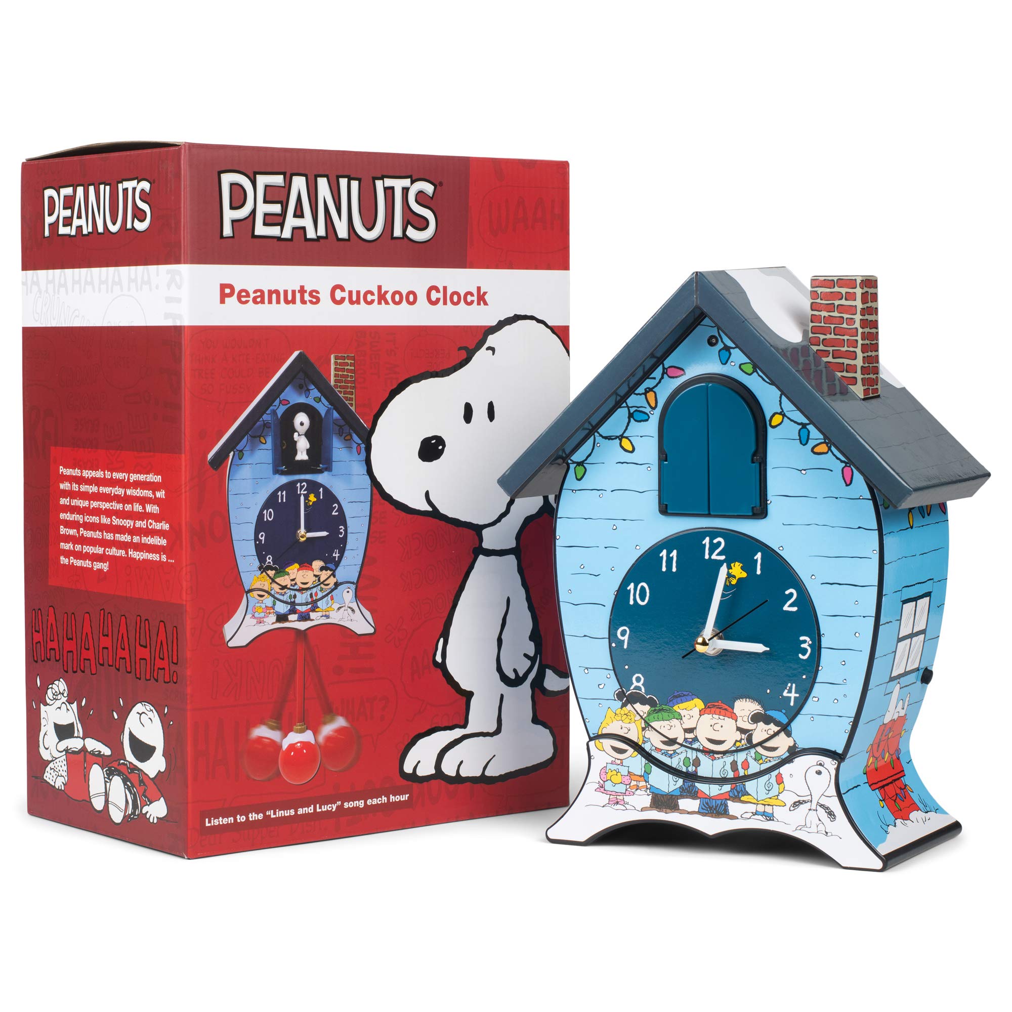 Foto 6 pulgar | Reloj De Cuco Mark Feldstein & Associates Peanuts Gang - Venta Internacional.