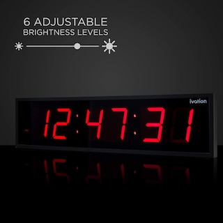 Foto 3 | Reloj Led Digital Ivation Enorme, Grande, Sobredimensionado, 36 Cm - Venta Internacional.