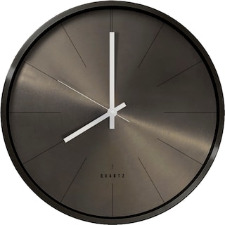 Foto 1 | Reloj Pared Aluminio Ocre Oscuro | Modelo Mc1089 | 30x4x30 Cm