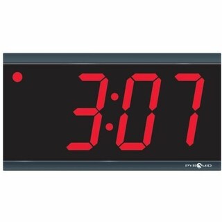 Foto 2 | Reloj Digital Pyramid Extra Grande De 4 Dígitos, Led Rojo, 110 V - Venta Internacional.
