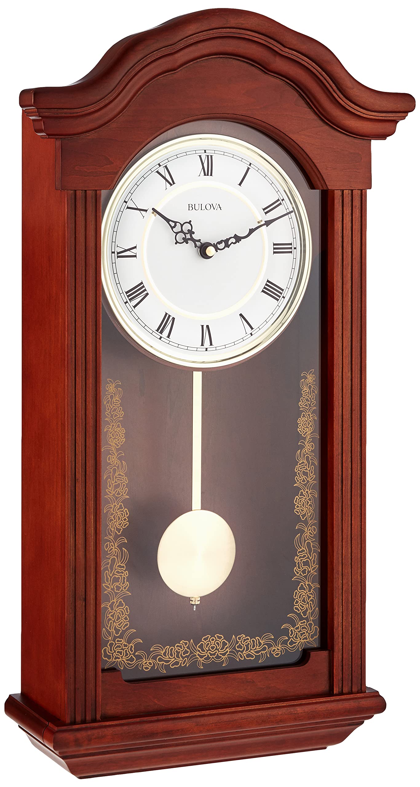 Foto 2 pulgar | Reloj Con Campanillas Bulova C4443 Baronet Con Acabado En Caoba - Venta Internacional.