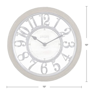 Foto 4 | Reloj Firsttime & Co. Contorno Marrón Envejecido, Plástico De 25 Cm - Venta Internacional.