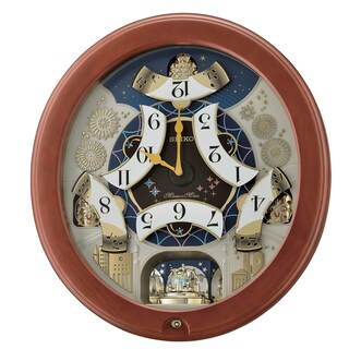 Foto 3 | Reloj De Pared Seiko Melodies In Motion Bright Starry Night - Venta Internacional.