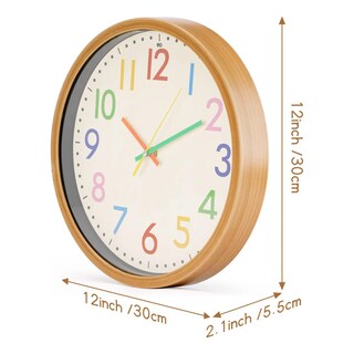 Foto 2 | Reloj De Pared Silencioso Eo Safe Imports Esi-19542 Beige