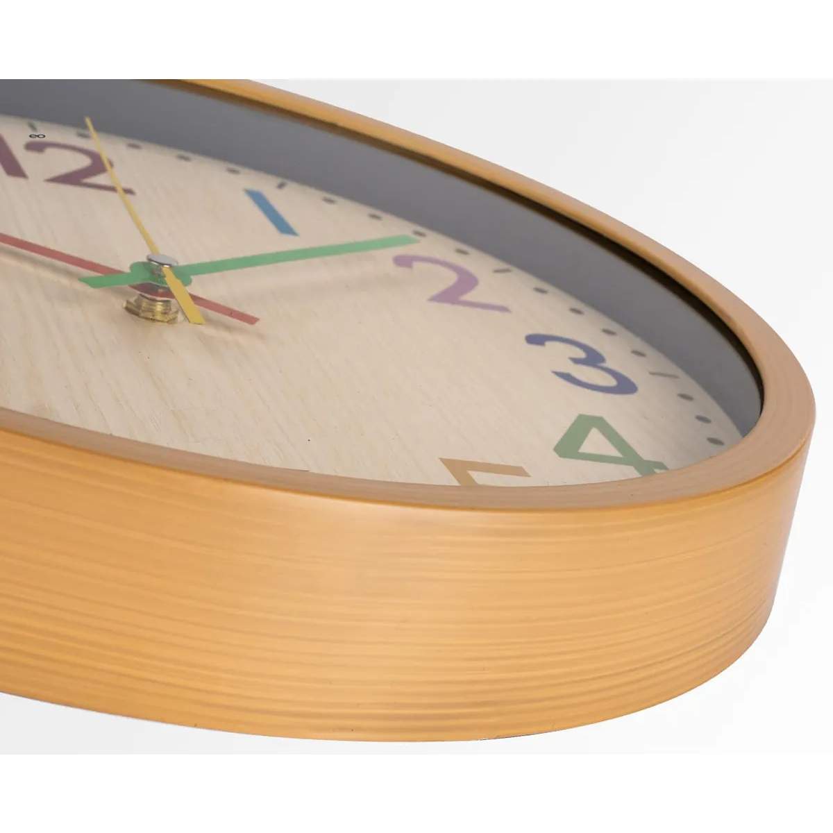 Foto 5 pulgar | Reloj De Pared Silencioso Eo Safe Imports Esi-19542 Beige