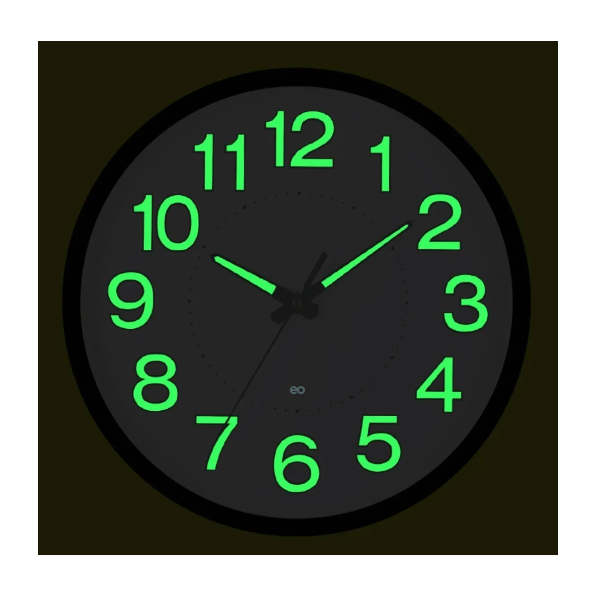 Foto 2 | Reloj De Pared, Moderno Luminoso Eo Safe Imports Esi-19540 Negro