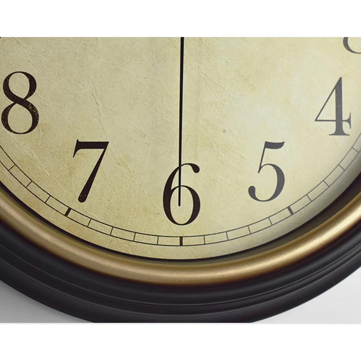 Foto 4 | Reloj De Pared Retro Silencioso Eo Safe Imports Esi-19538 Negro