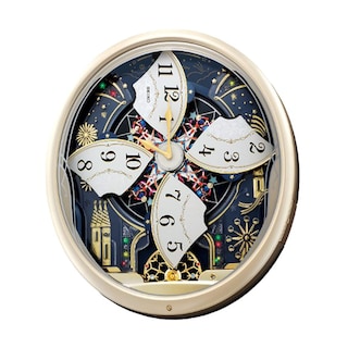 Foto 3 | Reloj De Pared Seiko Melodies In Motion Starry Night Con Luces Led - Venta Internacional.