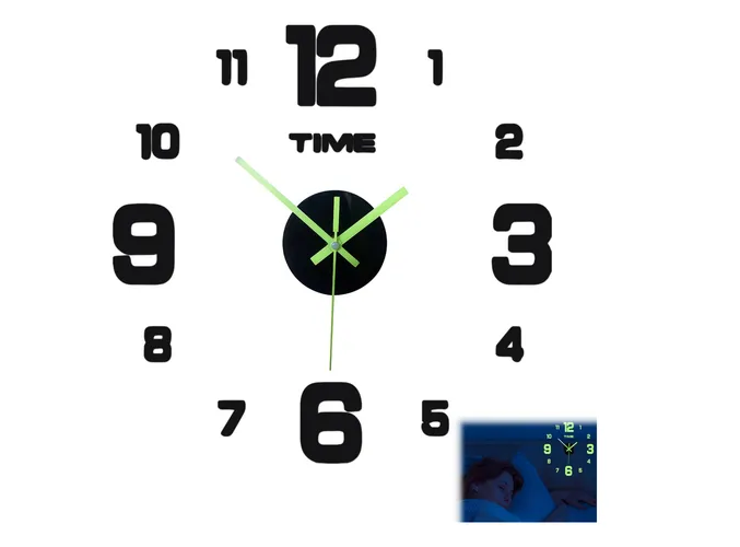 Foto 2 pulgar | Xtellar Reloj De Pared Luminoso 3d Grande Y Decorativo - Estilo Moderno Para Interiores Contemporáneos