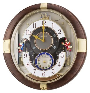 Foto 2 | Reloj De Pared Seiko Melodies In Motion Trompetando Ángeles - Venta Internacional.