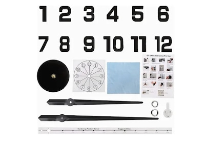 Foto 3 | Xtellar Reloj De Pared 3d En Madera Con Números Negros De 90cm - Elemento Decorativo Distintivo