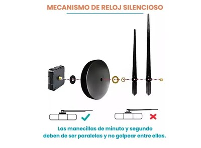 Foto 5 | Reloj De Pared 3d Diy Grandioso Y Elegante Xtellar Para Transformar Tu Espacio