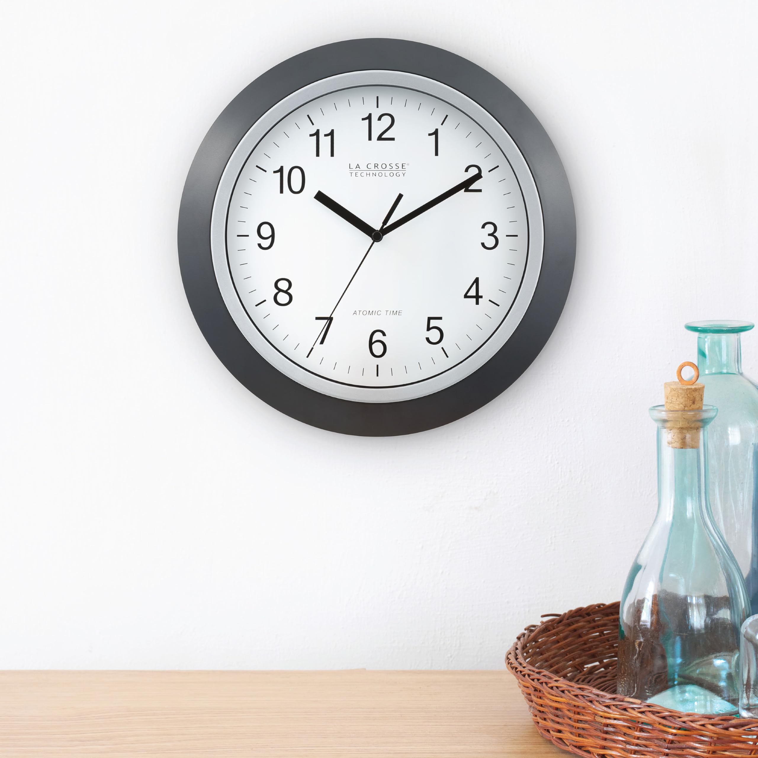 Foto 4 pulgar | Reloj De Pared La Crosse Technology Wt-3129b Atomic 30 Cm Negro - Venta Internacional.