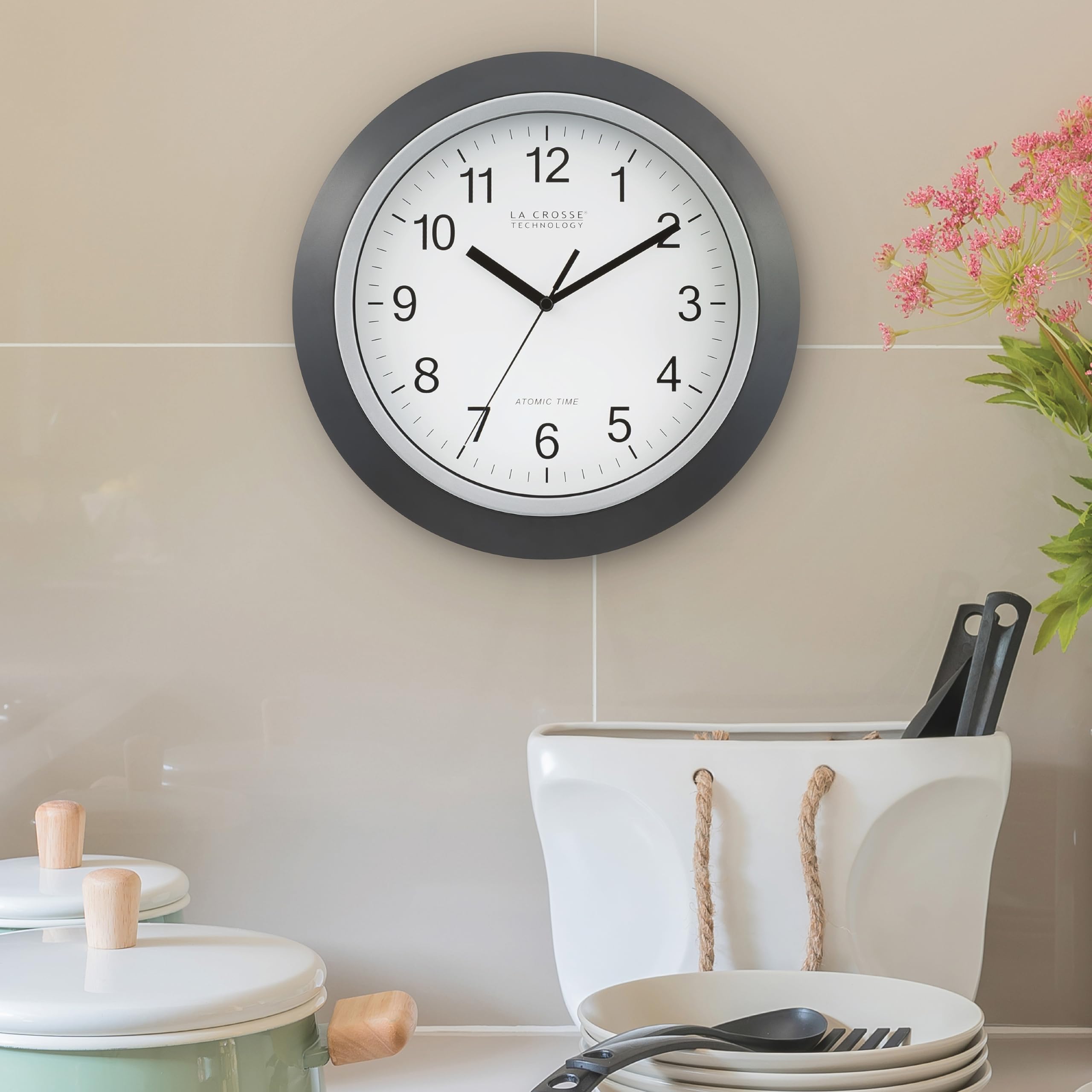 Foto 8 pulgar | Reloj De Pared La Crosse Technology Wt-3129b Atomic 30 Cm Negro - Venta Internacional.