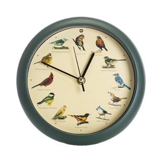 Foto 1 | Reloj Singing Bird Mark Feldstein Original 20 Cm Color Verde - Venta Internacional.