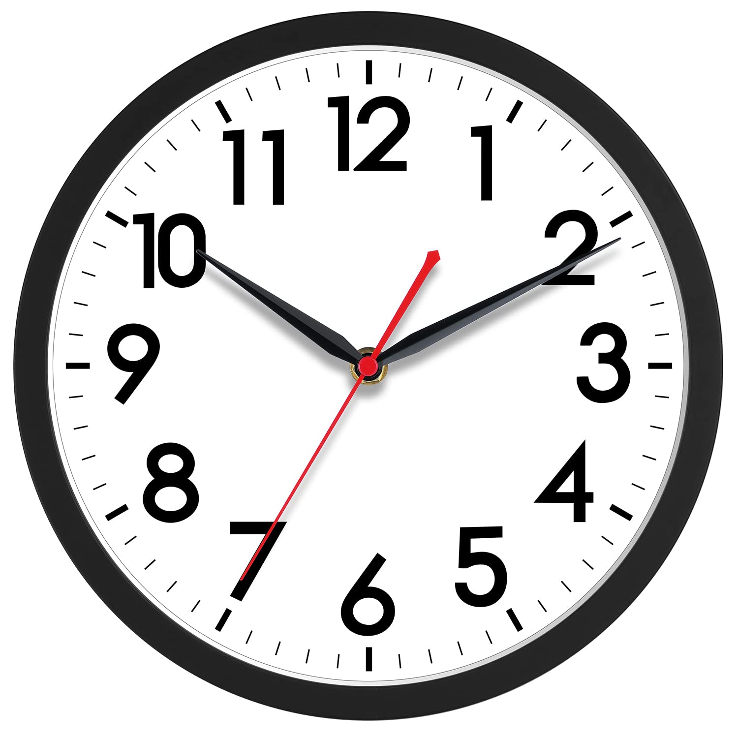 Reloj De Pared Akcisot De 35 Cm  Silencioso  No Hace Tictac  Funciona Con Pilas - Venta Internacional.