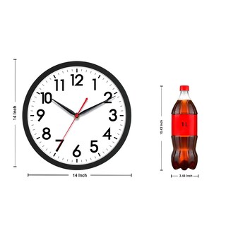 Foto 2 | Reloj De Pared Akcisot De 35 Cm Silencioso No Hace Tictac Funciona Con Pilas - Venta Internacional.