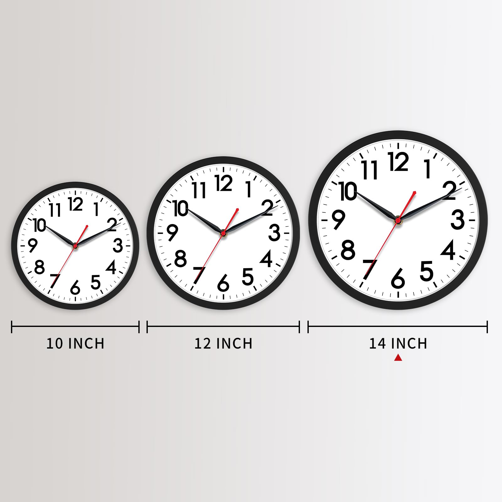 Foto 4 pulgar | Reloj De Pared Akcisot De 35 Cm  Silencioso  No Hace Tictac  Funciona Con Pilas - Venta Internacional.