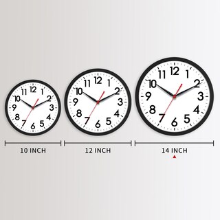 Foto 3 | Reloj De Pared Akcisot De 35 Cm Silencioso No Hace Tictac Funciona Con Pilas - Venta Internacional.