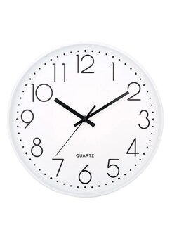 Foto 1 | Reloj De Pared Digital Moderno De 30 Cm Moderno Y Silencioso Color Blanco