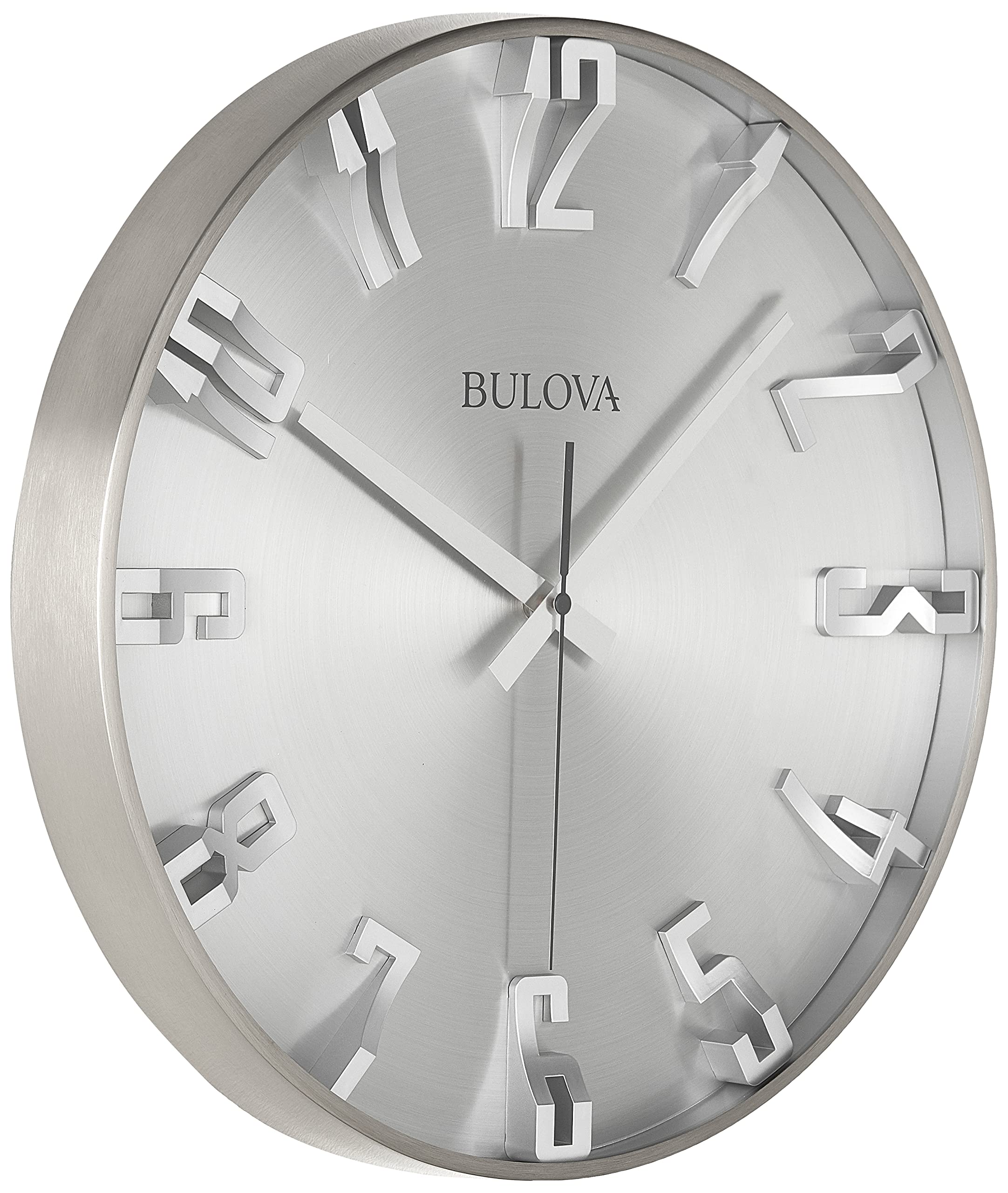 Foto 2 pulgar | Reloj De Pared Bulova C4846 Director Con Acabado En Peltre Satinado - Venta Internacional.
