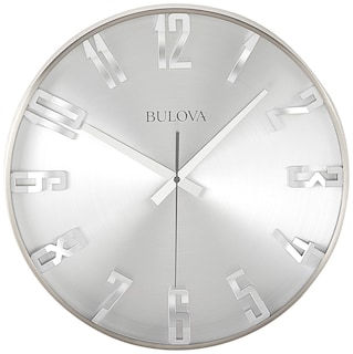 Foto 2 | Reloj De Pared Bulova C4846 Director Con Acabado En Peltre Satinado - Venta Internacional.