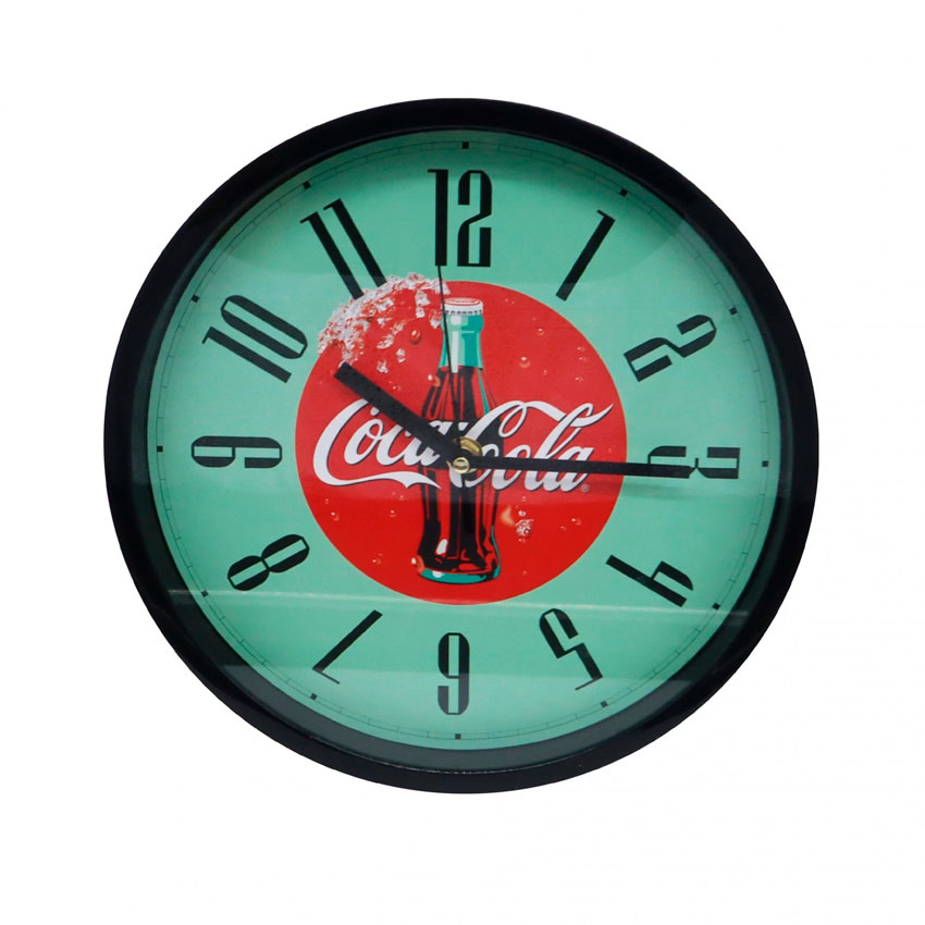 Reloj De Pared 10'' Coca Cola Botella