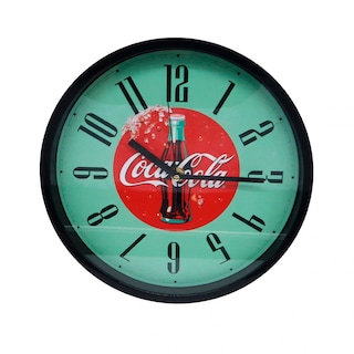Foto 1 | Reloj De Pared 10'' Coca Cola Botella