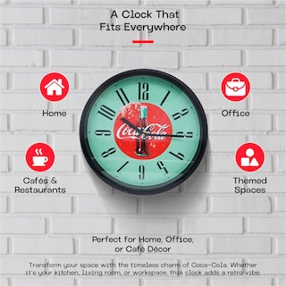 Foto 3 | Reloj De Pared 10'' Coca Cola Botella
