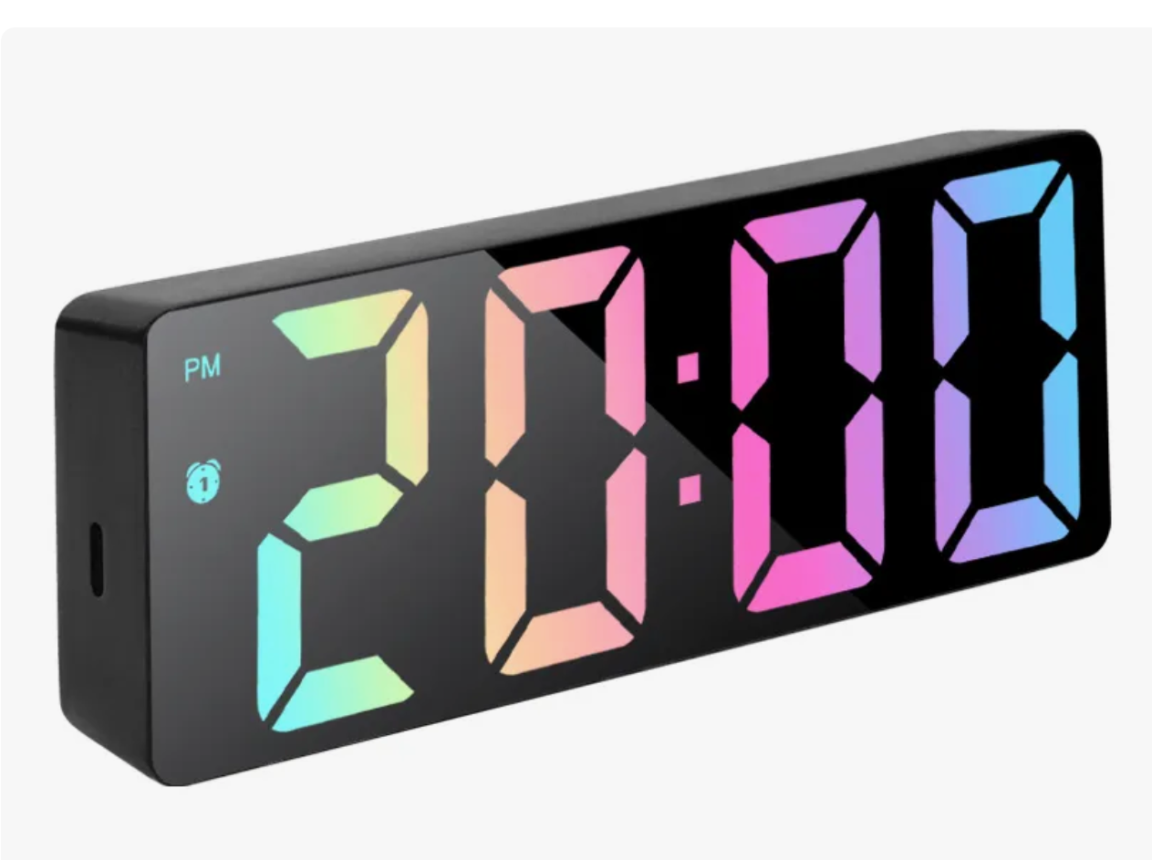 Reloj Digital Xtellar Led Con Temperatura  Alarma Y Calendario