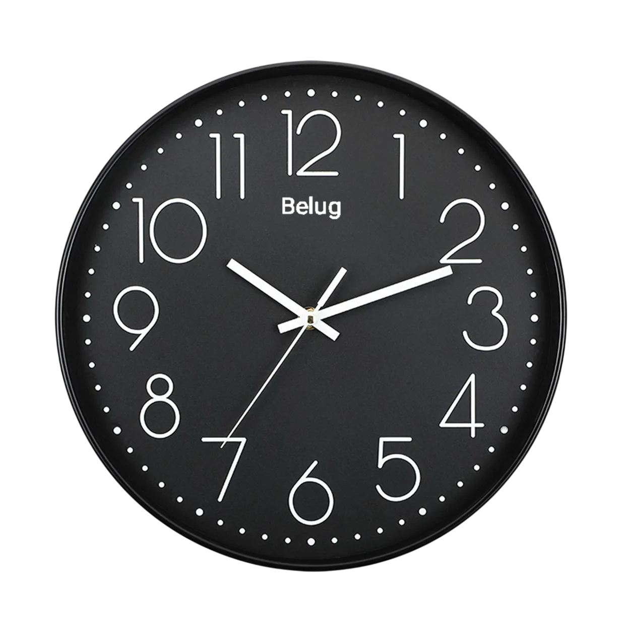 Foto 2 pulgar | Reloj De Pared Digital Decoracion Pared Moderno Cuarzo 30cm Negro