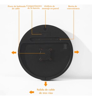 Foto 2 | Reloj De Pared Digital De 10 Pulgadas Con Termómetro Alarmas