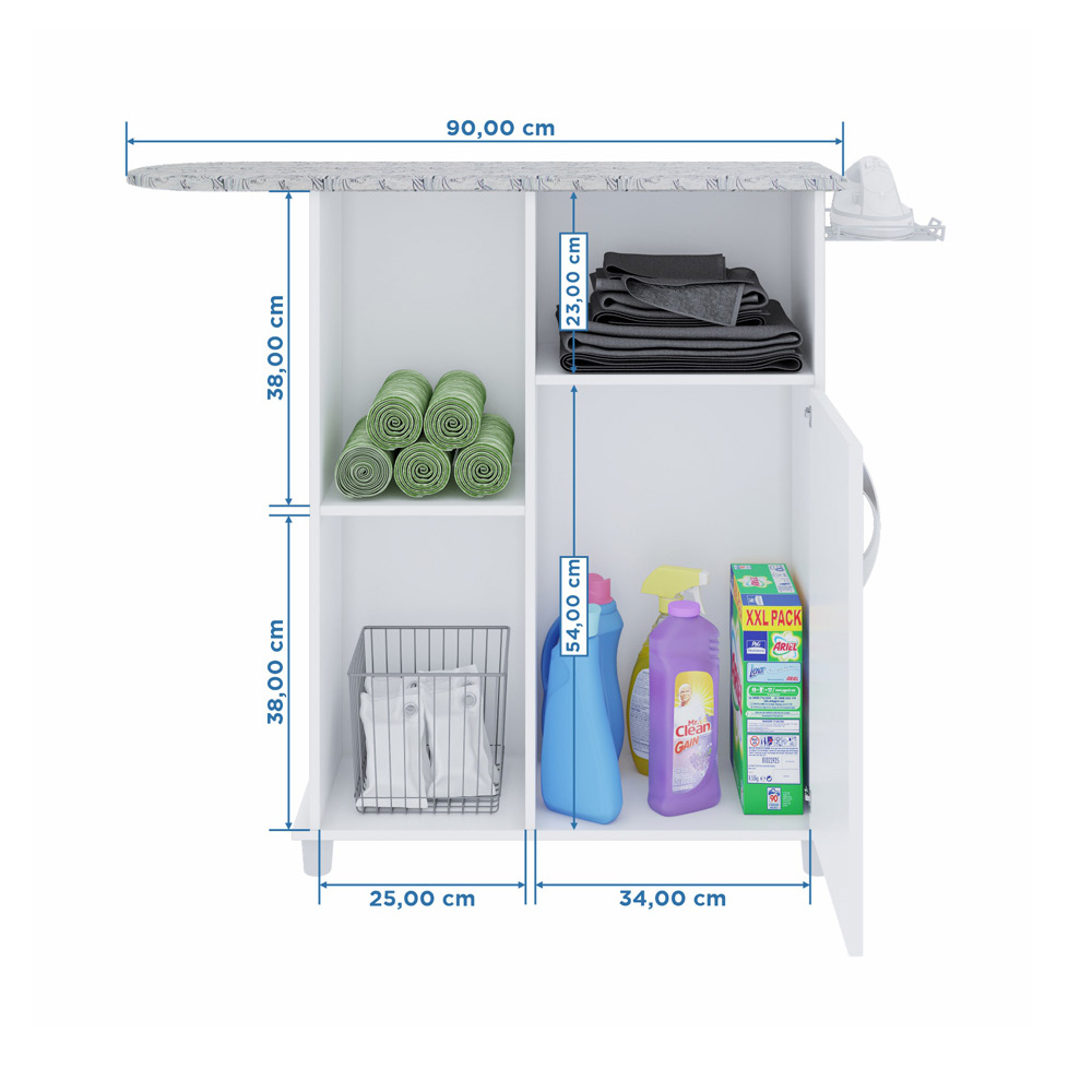 Foto 6 pulgar | Mueble para Planchar Skal Living con Puerta