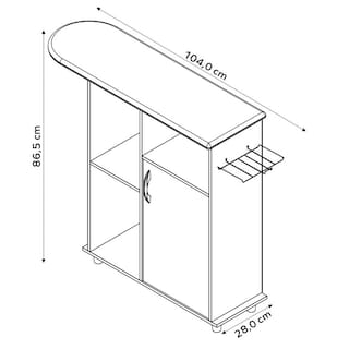 Foto 7 | Mueble para Planchar Skal Living con Puerta