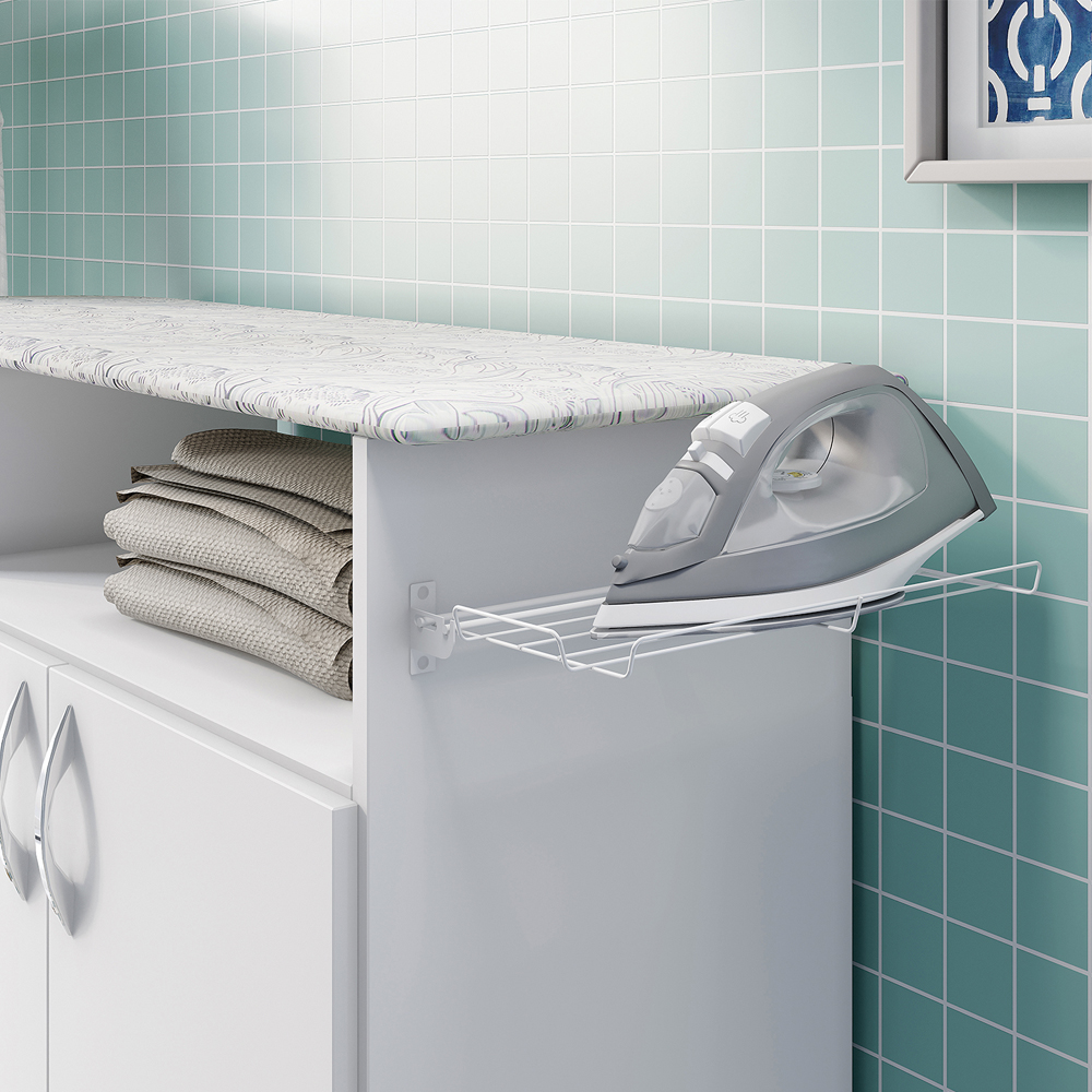 Foto 4 pulgar | Mueble para Planchar DARADY Criativa con 2 Puertas Blanco