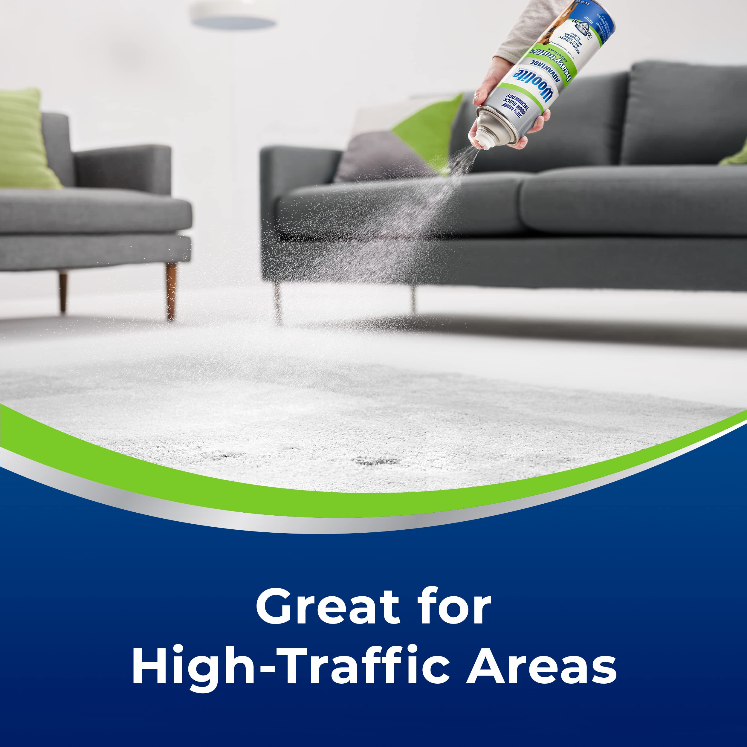 Foto 5 pulgar | Espuma Para Alfombras Bissell Woolite Advantage Heavy Traffic, Paquete De 4 - Venta Internacional.