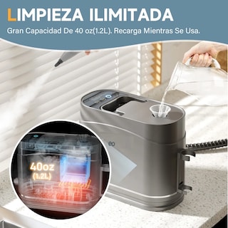 Foto 3 | Limpiador De Vapor Pistola Para Cocina Baño Suelo Y Coche Eo Safe Imports Esi-20358 Gris